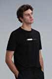 Kane Modern Grafik T- Shirt Siyah