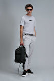 Kane Modern Grafik T-Shirt Taş