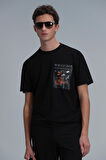 Exotıc Modern Grafik T- Shirt Siyah