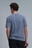 Lufian Erkek Exotıc Modern Grafik T-Shirt 111020202 Koyu Gri