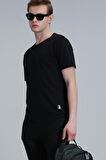 Junya Erkek Basic Tişört Siyah