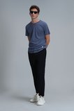 Junya Erkek Basic Tişört Gece Mavisi
