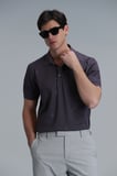 Pascal Smart Erkek Polo Tişört Mürdüm