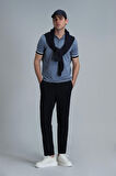 Lufian Erkek Glen Smart Chino Slim Fit Pantolon 111190323 Lacivert