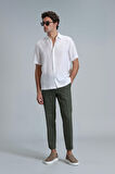 Lufian Erkek Karl Spor Chino Slim Fit Pantolon 111190328 Yeşil