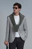 Dany Spor Erkek Blazer Ceket Slim Fit Gri