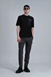 Lıam Modern Grafik T- Shirt Siyah