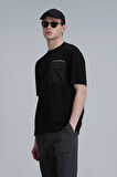 Lıam Modern Grafik T- Shirt Siyah