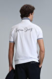 Lufian Erkek Montana Smart Polo T-Shirt 111040166 Beyaz