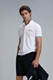 Lufian Erkek Montana Smart Polo T-Shirt 111040166 Beyaz