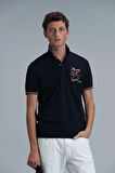 Lufian Erkek Kıng Smart Polo T-Shirt 111040173 Lacivert