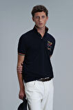 Lufian Erkek Kıng Smart Polo T-Shirt 111040173 Lacivert
