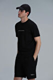 Tony Modern Grafik T- Shirt Siyah