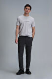 Tony Modern Grafik T- Shirt Taş