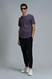 Junya Erkek Basic Tişört Mürdüm