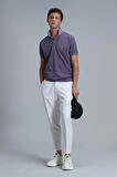 Lufian Erkek Vernon Smart Polo T-Shirt 111040163 Mor