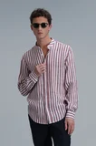 Fast Erkek Basic Gömlek Comfort Fit Bordo