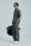 Bert Erkek Basic Gömlek Comfort Fit Haki