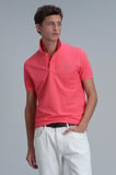 Lufian Erkek Laon Smart Polo T-Shirt 111040164 Şeker Pembe