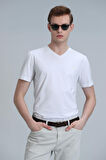 Tuna Modern Grafik T- Shirt Beyaz