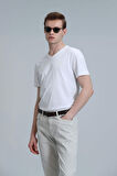 Tuna Modern Grafik T- Shirt Beyaz