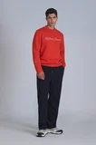 Loved Erkek Sweatshirt Açık Kırmızı