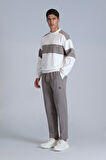 Pıeces Erkek Sweatshirt Kırık Beyaz