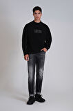 Vıler Erkek Sweatshirt Siyah