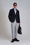 Lufian Erkek Dor Spor Slim Fit Blazer Ceket 112140204 Lacivert