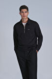 Lufian Erkek Tardu Sweatshirt 112030155 Siyah