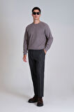 Bert Spor Erkek Chino Pantolon Slim Fit Koyu Gri