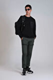 Lufian Techno Erkek Sweatshirt Siyah
