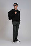 Lufian Erkek Techno Sweatshirt 112030153 Siyah