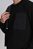 Lufian Erkek Techno Sweatshirt 112030153 Siyah