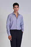 Strıt Erkek Basic Gömlek Slim Fit Lacivert