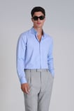 Danıel Erkek Basic Gömlek Slim Fit Mavi