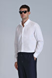 Jakob Erkek Basic Gömlek Slim Fit Beyaz