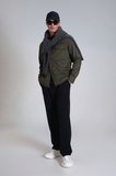 Lara Erkek Basic Gömlek Slim Fit Haki