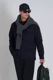 Lara Erkek Basic Gömlek Slim Fit Lacivert