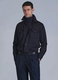 LUFIAN Slim Fit Gömlek Yaka Lacivert Erkek Gömlek CAMERON