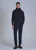 LUFIAN Slim Fit Gömlek Yaka Lacivert Erkek Gömlek CAMERON