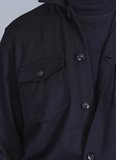 LUFIAN Slim Fit Gömlek Yaka Lacivert Erkek Gömlek CAMERON