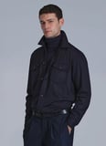 LUFIAN Slim Fit Gömlek Yaka Lacivert Erkek Gömlek CAMERON