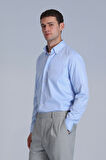 Jakob Erkek Basic Gömlek Slim Fit Mavi
