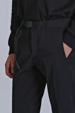 Lufian Hıdden Spor Erkek Chino Pantolon Slim Fit Siyah