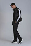 Lufian Hıdden Spor Erkek Chino Pantolon Slim Fit Siyah