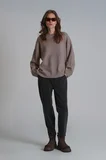 Lıly Kadın Denim Mom Fıt- Yüksek Bel Siyah