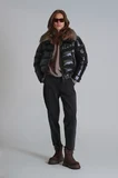 Lıly Kadın Denim Mom Fıt- Yüksek Bel Siyah