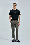 Lufian Erkek Fusıon Modern Grafik T-Shirt 111020250 Siyah