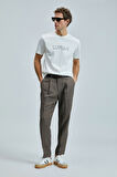 Thınk Modern Grafik T- Shirt Kırık Beyaz